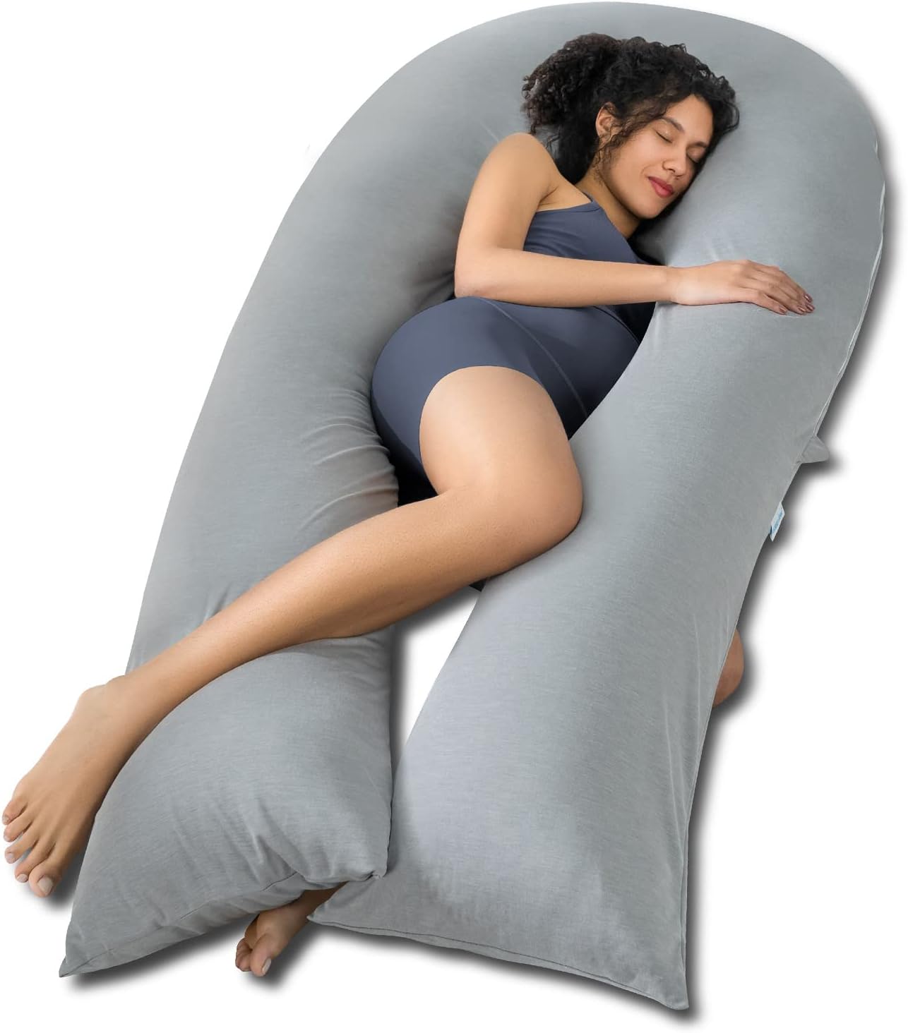 Cooling Maternity Pillow for Sleeping U Shaped Body Pillow for Pregnant Support