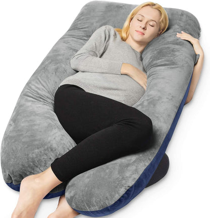 Cooling Maternity Pillow for Sleeping U Shaped Body Pillow for Pregnant Support