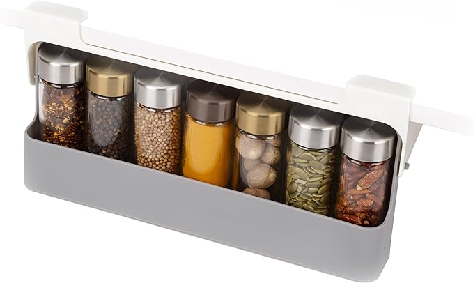 🎁Buy 2 Get 2 Free💝Spice Rack Organizer - Under-Shelf Kitchen Cabinet Storage Solution for Spices