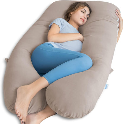 Cooling Maternity Pillow for Sleeping U Shaped Body Pillow for Pregnant Support