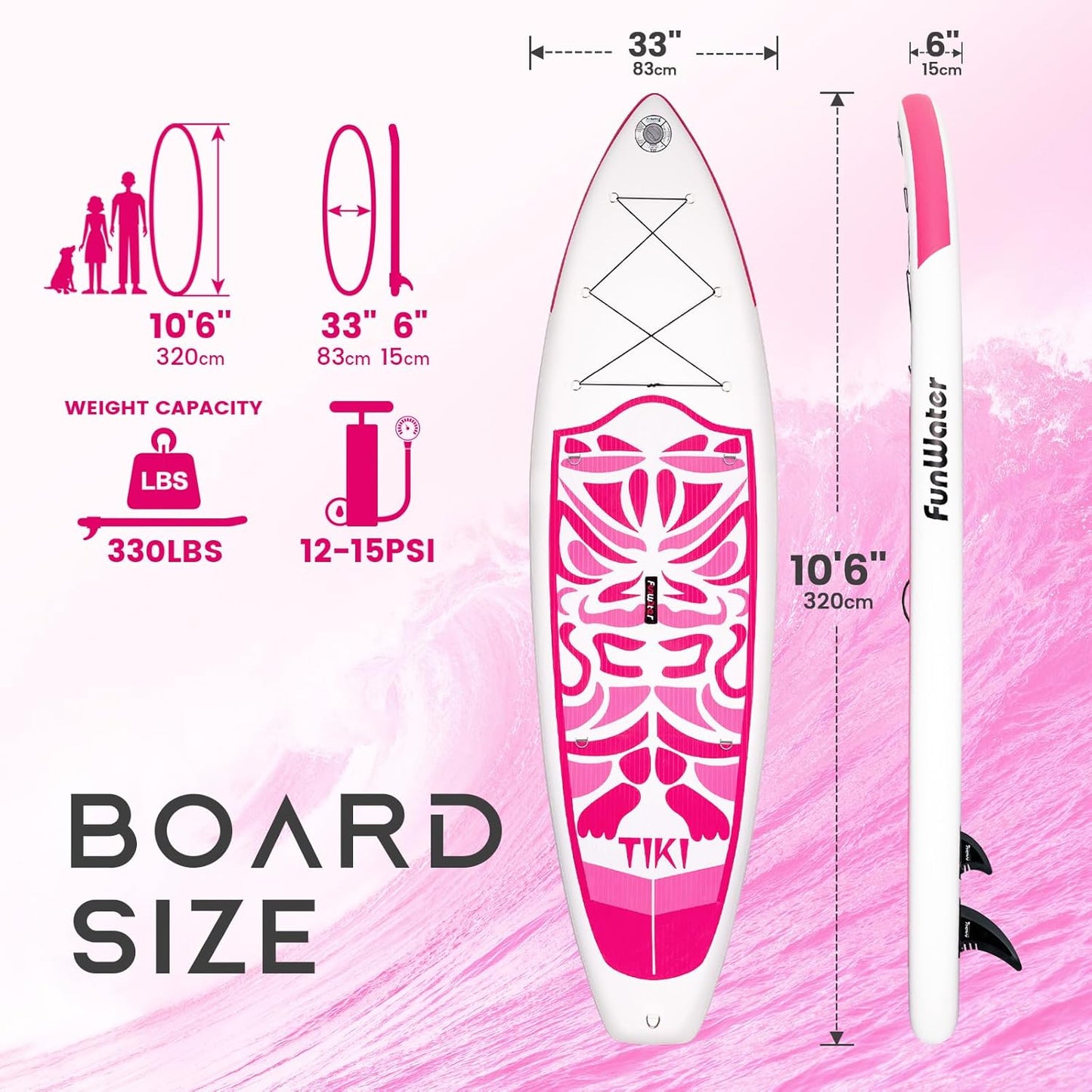 Inflatable Ultra-Light Stand Up Paddle Board for All Skill Levels with Premium SUP Paddleboard Accessories