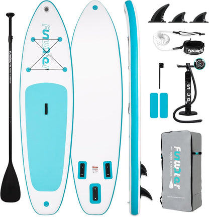 Inflatable Ultra-Light Stand Up Paddle Board for All Skill Levels with Premium SUP Paddleboard Accessories