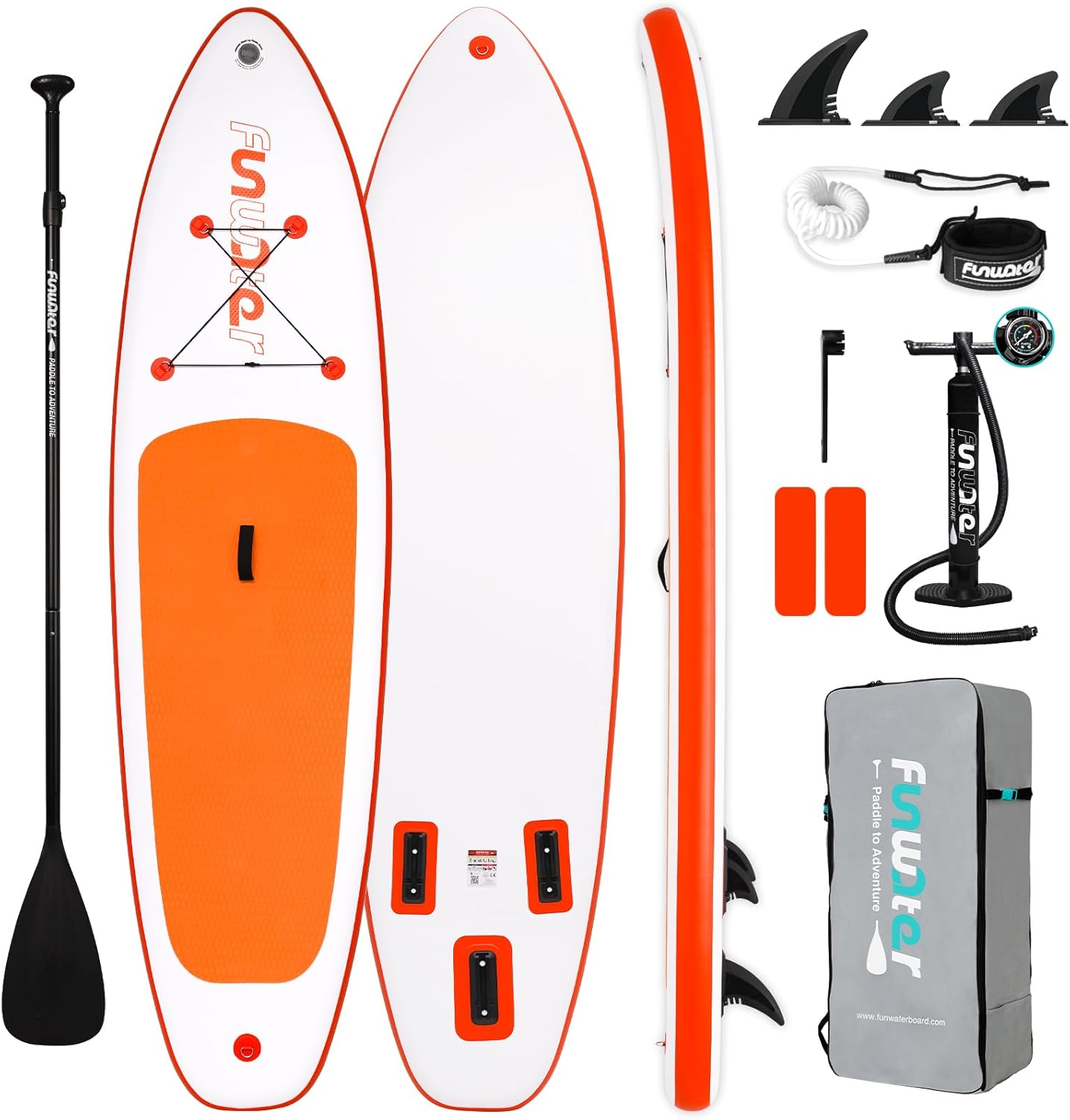 Inflatable Ultra-Light Stand Up Paddle Board for All Skill Levels with Premium SUP Paddleboard Accessories