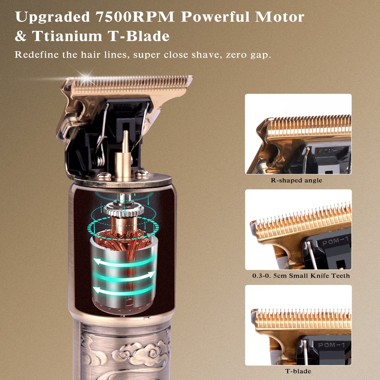 ✨This Week's Special Price $29.99💥Hair Trimmer & Electric Razor For Zero Gapped Beard Trimmer