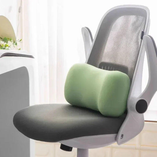 Office Chair Back Cushion Office Lumbar Support Waist Support Cushion Memory Foam Seat Sedentary Artifact Lumbar Pillow