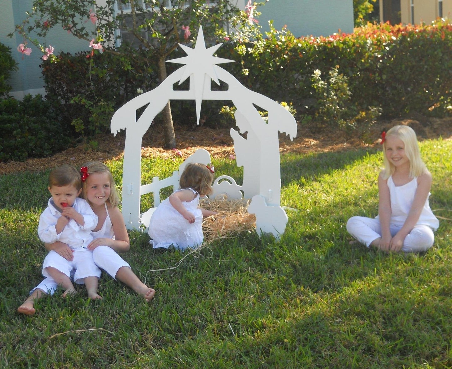 Holy Night Outdoor Christmas Nativity Set