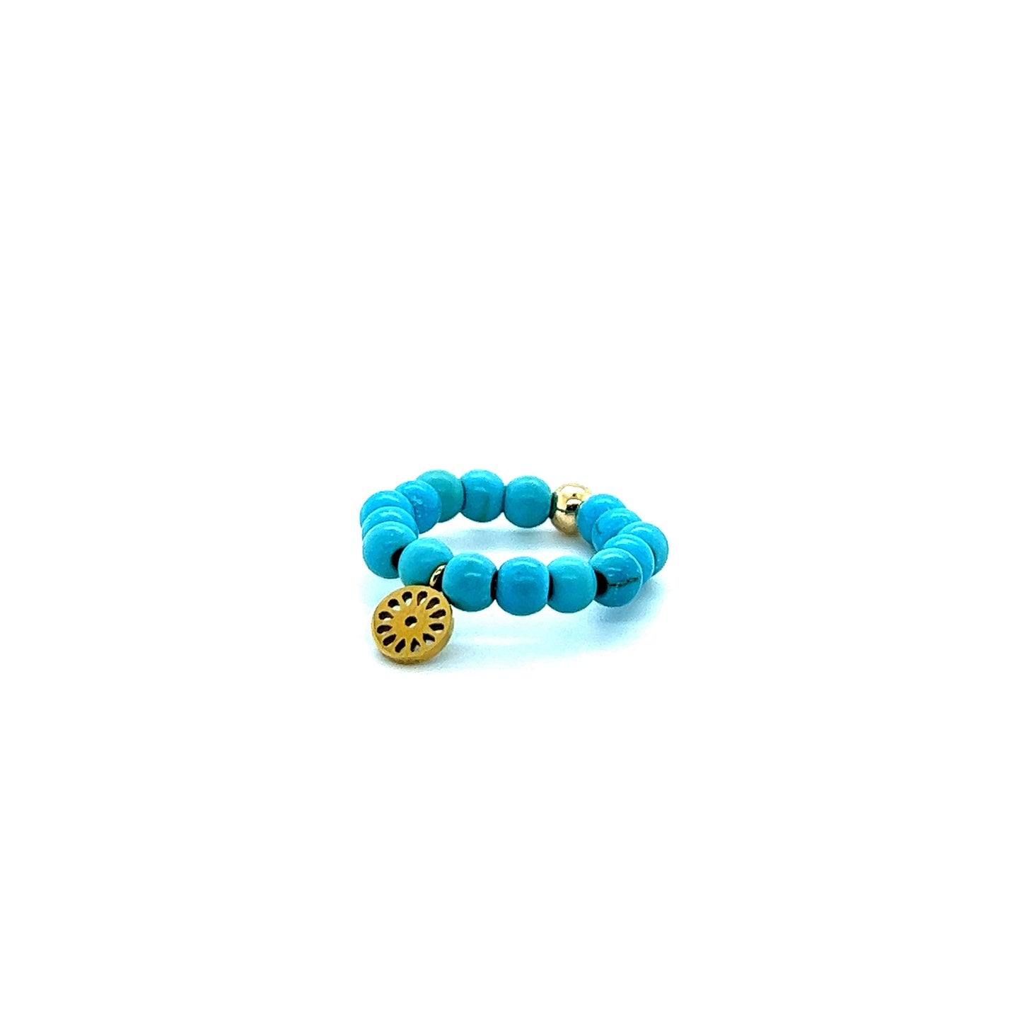 Turquoise Elastic Ring