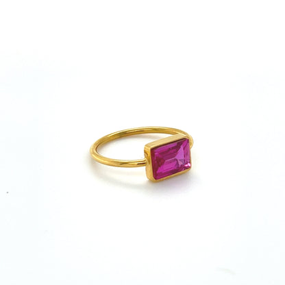 Celia Square Ring